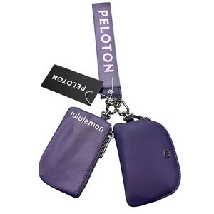 Lululemon x Peloton Dual Pouch Wristlet – Limited Edition Brand new Purple